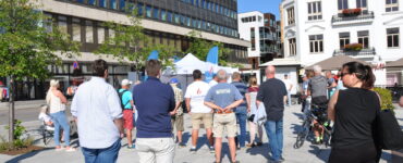 Stand i Sandefjord 6. august.