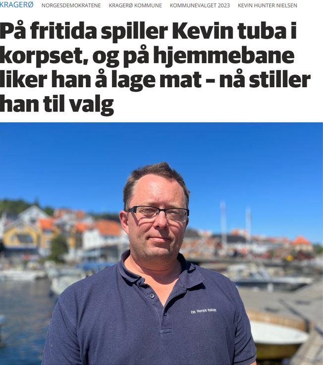 Kevin er selvforsynt med egg og vil ha en god gjennomgang av Covid-håndtering i Kragerø